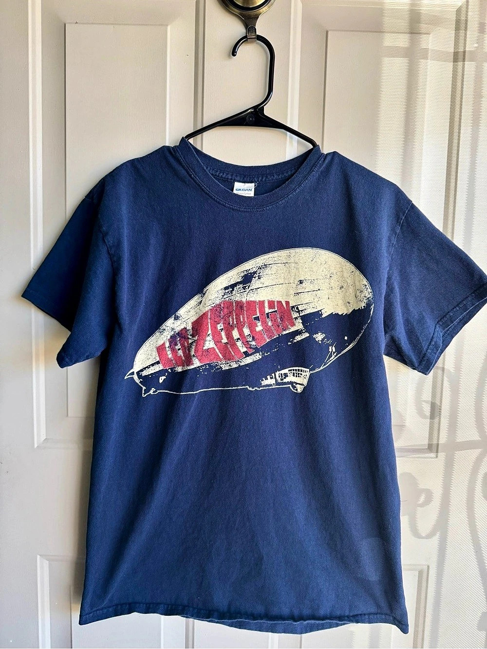 Led Zeppelin Double Sided Union Jack Blimp Graphic Band Tee